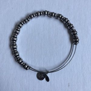 Alex and Ani Rafaleian Silver Nike Beaded Bracelet